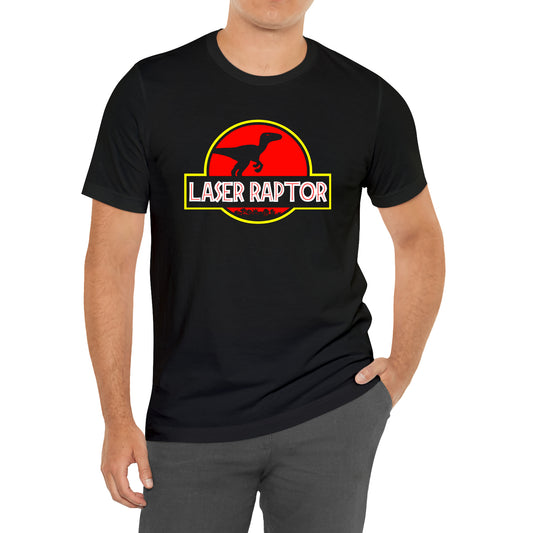 Kung Fury Movie Laser Raptor Logo Black T-Shirt Size S to 3XL