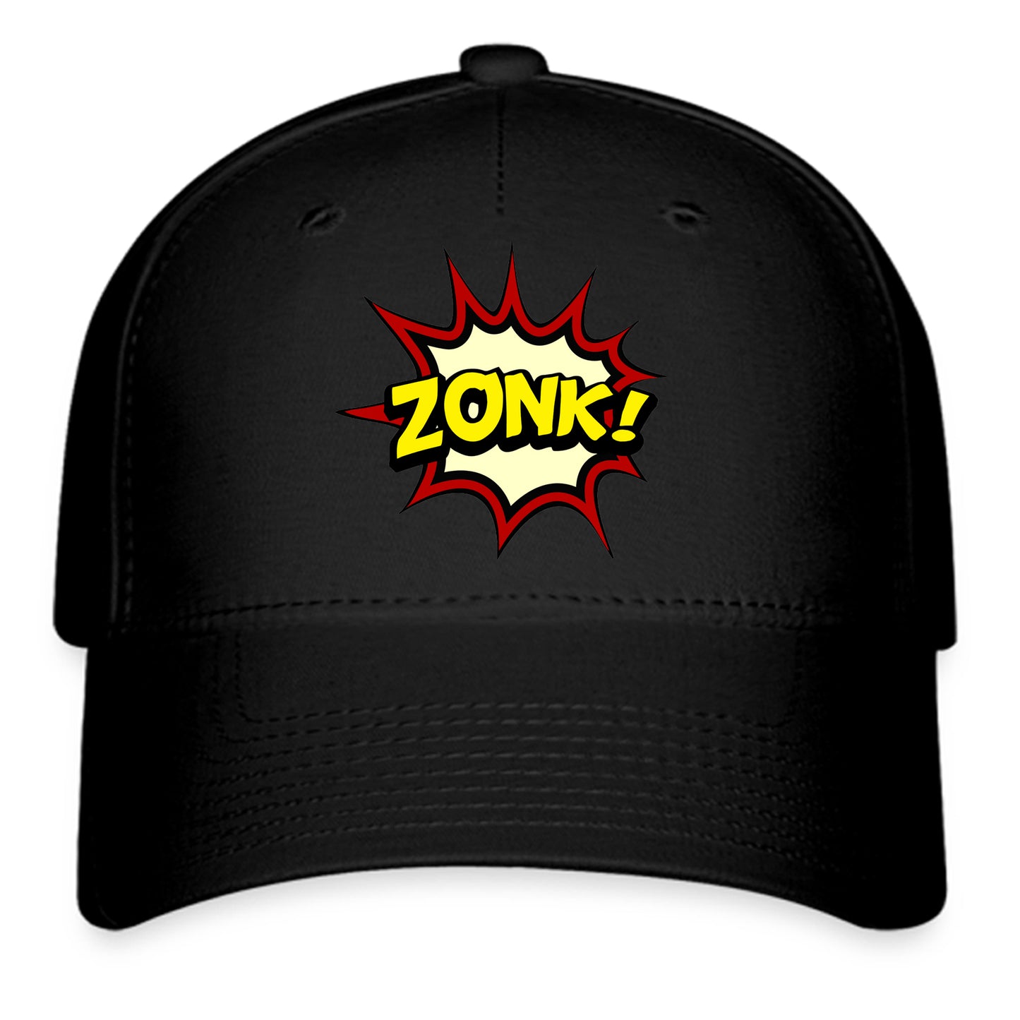 Let's Make A Deal Zonk Game Show Logo Symbol Black Baseball Cap Hat Size Adult S/M and L/XL