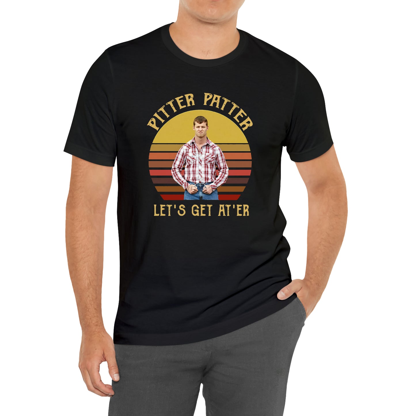 Letterkenny Pitter Patter Let's Get At'Er T-Shirt Size S to 3XL