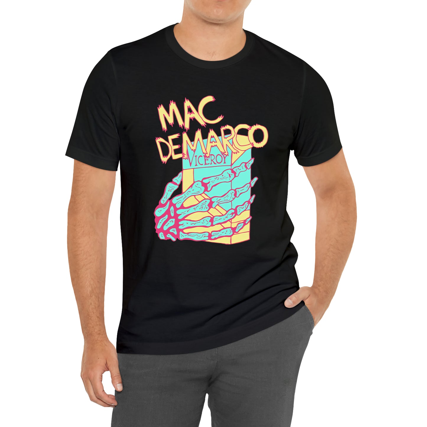 Mac DeMarco Viceroy Music Singer Black T-Shirt Size S to 3XL