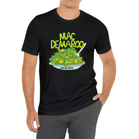 Mac DeMarco Salad Days Music Singer Black T-Shirt Size S to 3XL