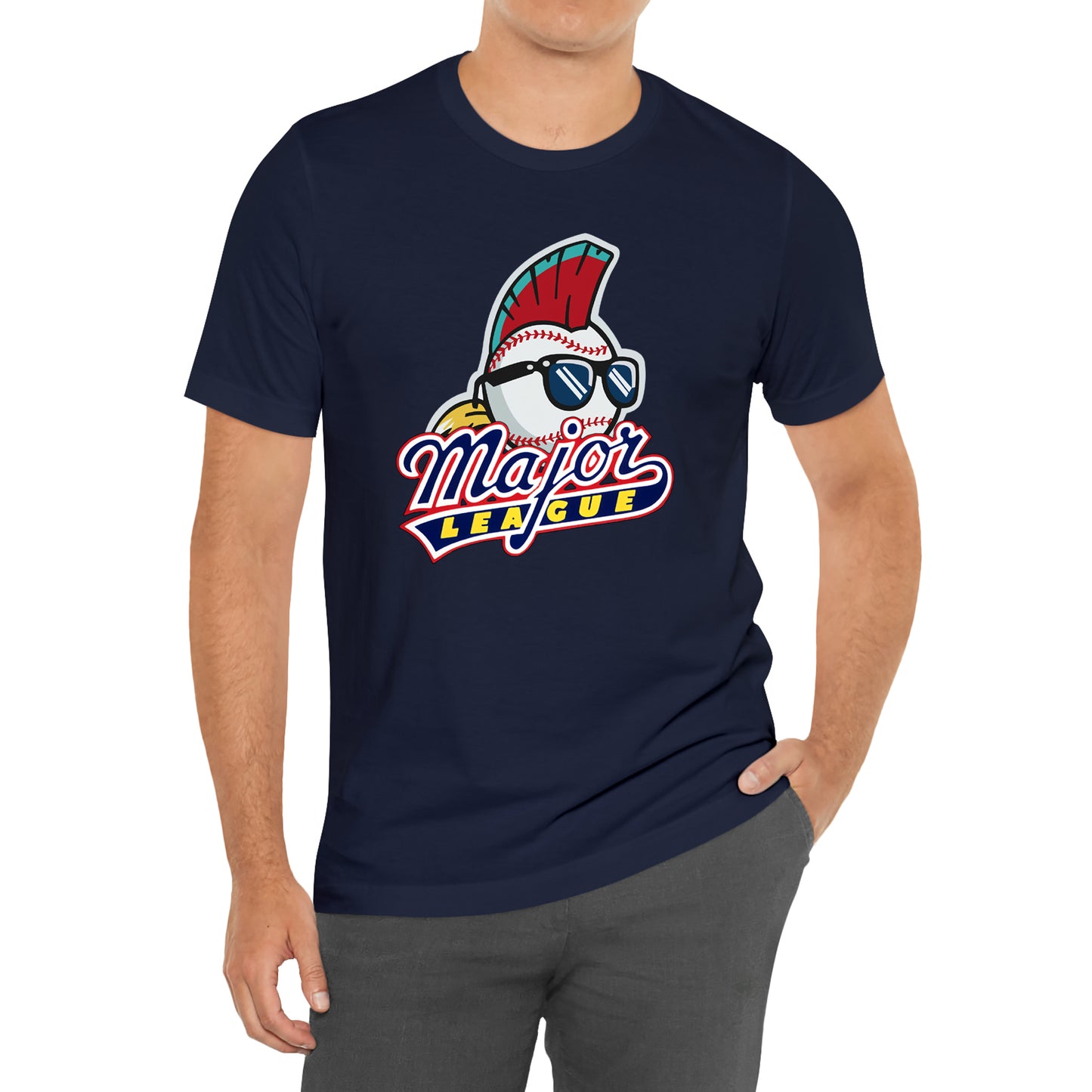 Major League Movie Logo T-Shirt Size S to 3XL