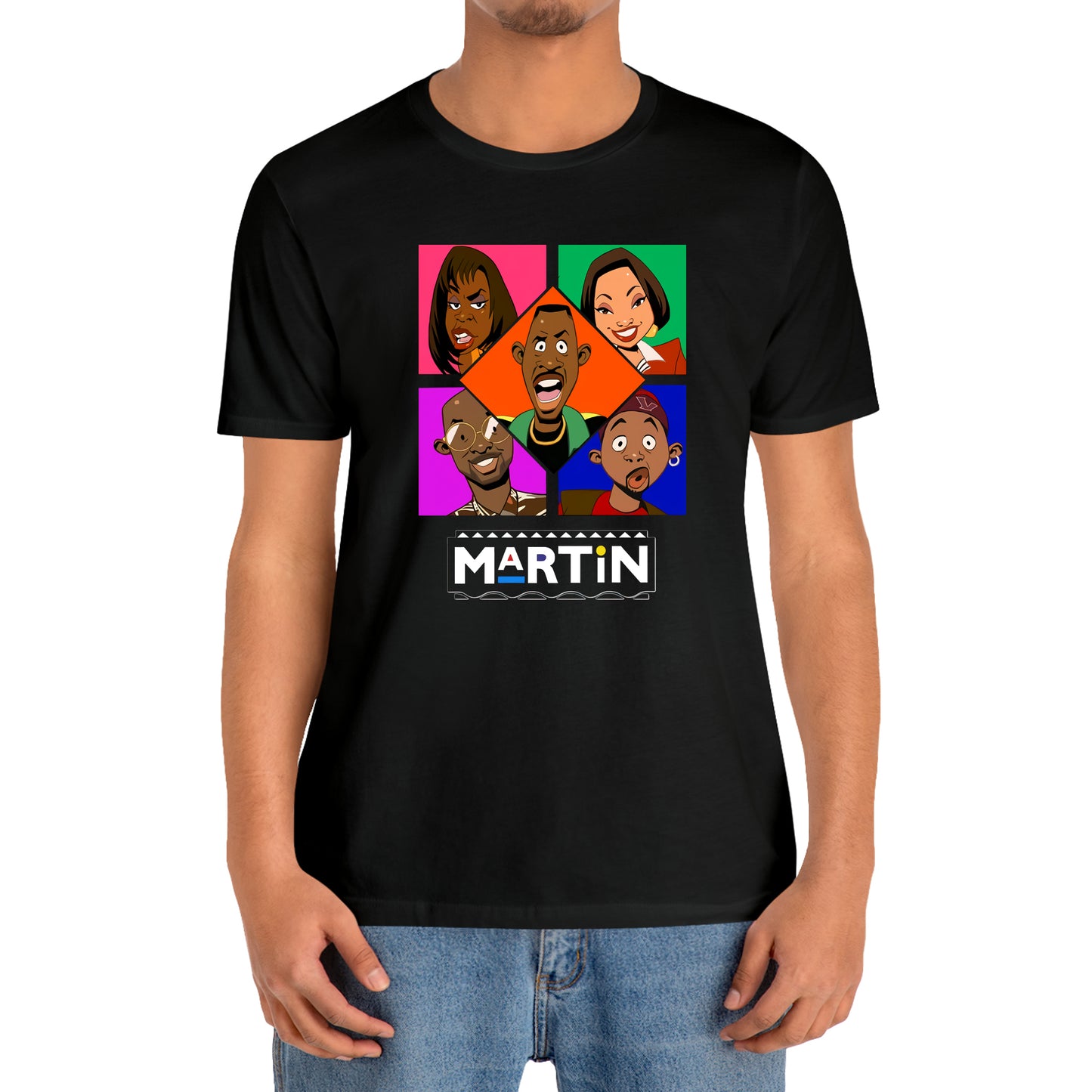 Martin TV Show Cartoon Animated T-Shirt Size S to 3XL