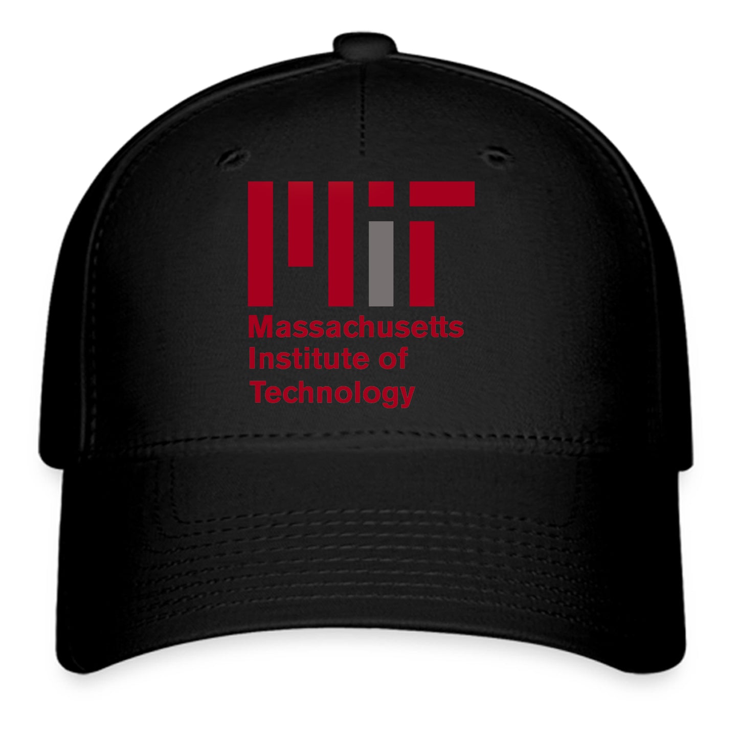 Massachusets Institute Technology Logo Symbol Black Baseball Cap Hat Size Adult S/M and L/XL