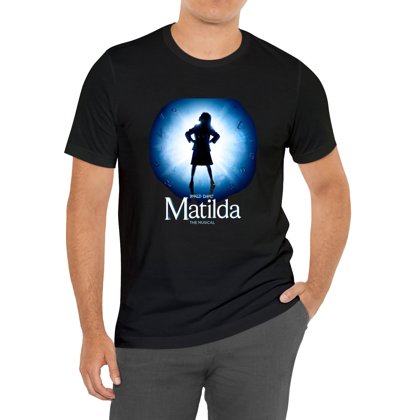 Matilda The Musical Broadway Show Black T-Shirt Size S to 3XL