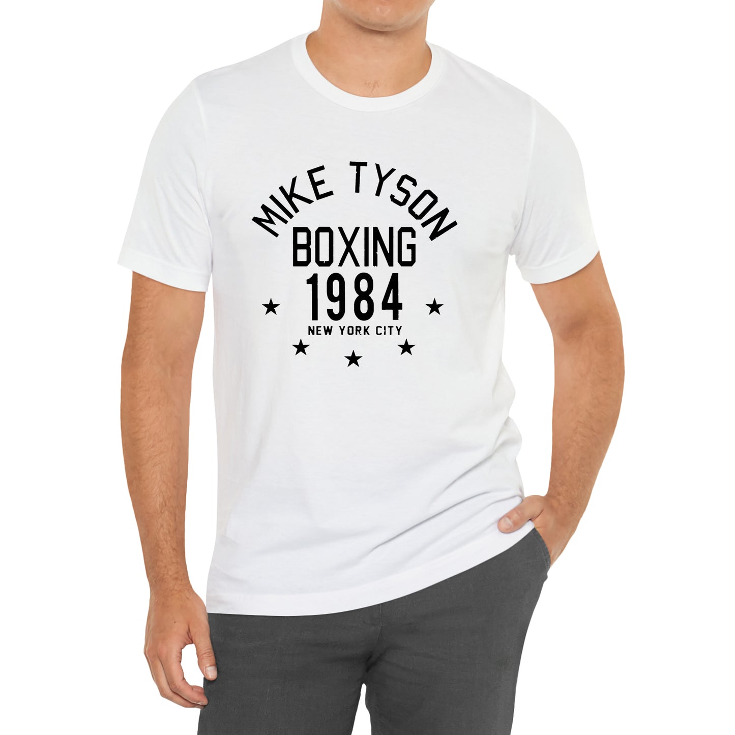 Mike Tyson Boxing 1984 Logo T-Shirt Size S to 3XL