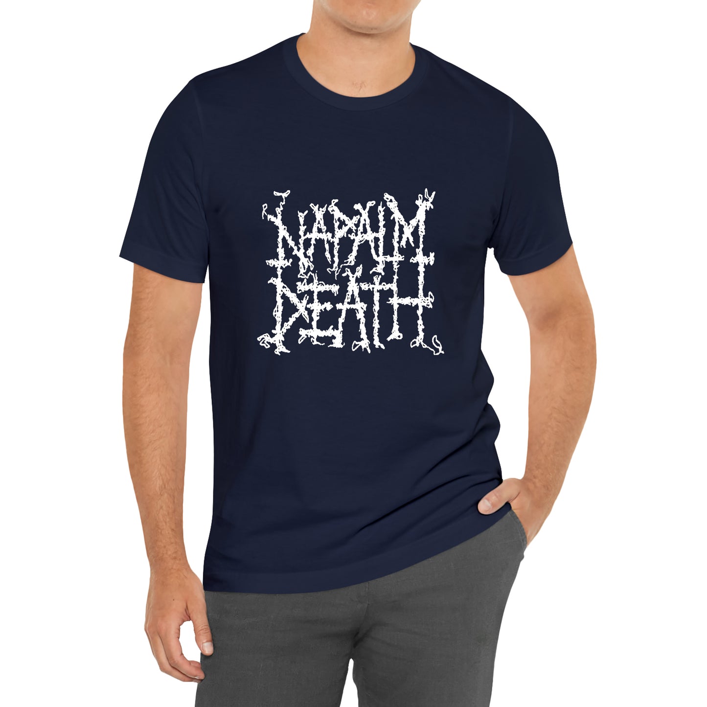 Napalm Death Grindcore Band Logo Symbol T-Shirt Size S to 3XL