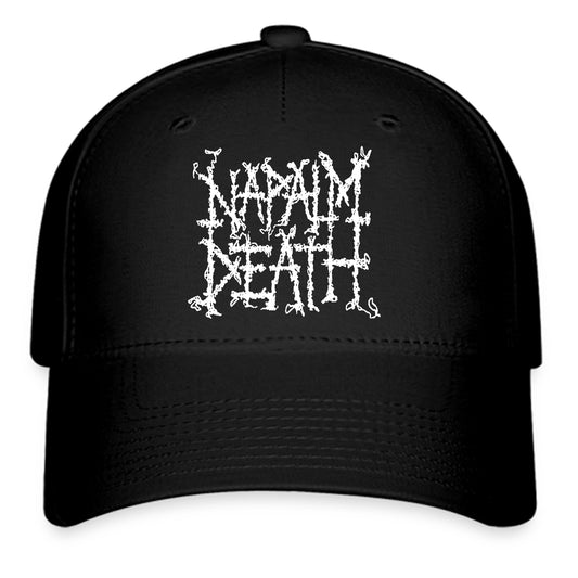 Napalm Death English Grindcore Band Logo Symbol Black Baseball Cap Hat Size Adult S/M and L/XL