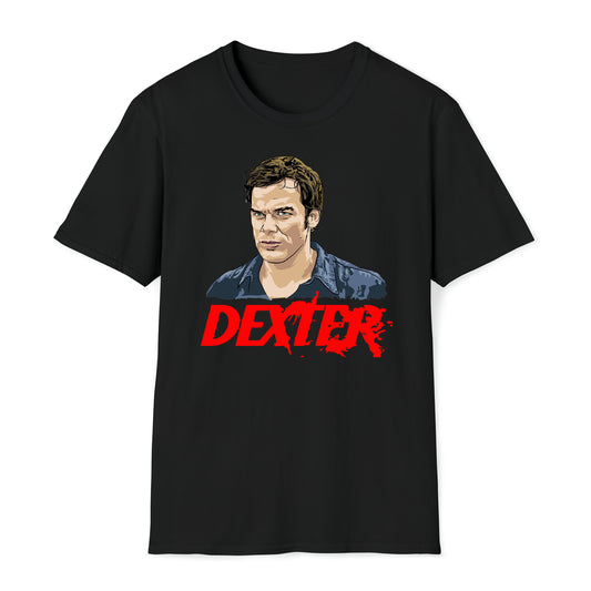 Dexter Movie TV Show Logo Black T-Shirt Size S to 3XL