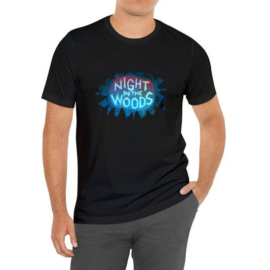 Night In The Wood NITW Game video Logo T-Shirt Size S to 3XL