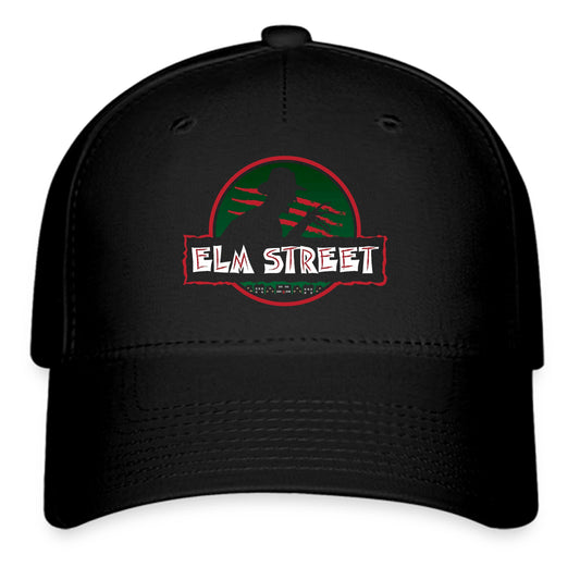 Nightmare on Elm Street Freddie Krueger Funny Logo Symbol Black Baseball Cap Hat Size Adult S/M and L/XL