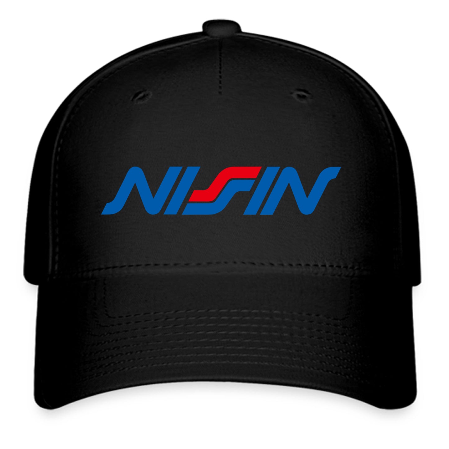 Nissin Car Machine Logo Symbol Black Baseball Cap Hat Size Adult S/M and L/XL