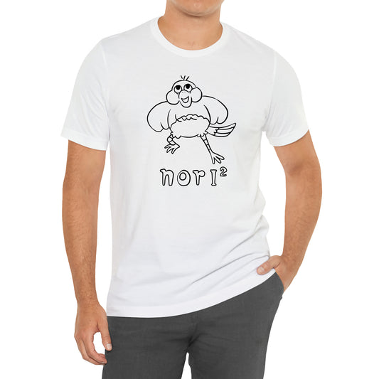 Banana Eiji Nori Bird Logo Symbol White T-Shirt Size S to 3XL