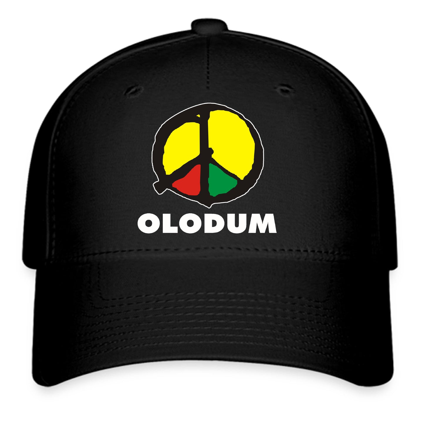 OLODUM Brazillian Music Festival Logo Symbol Black Baseball Cap Hat Size Adult S/M and L/XL