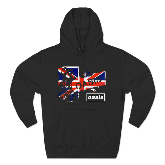 OASIS British Rock Band Legend Black Hoodie Sweatshirt Size S to 3XL