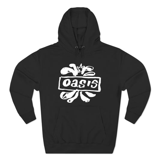 Oasis Rock Band Logo Black Hoodie Sweatshirt Size S to 3XL