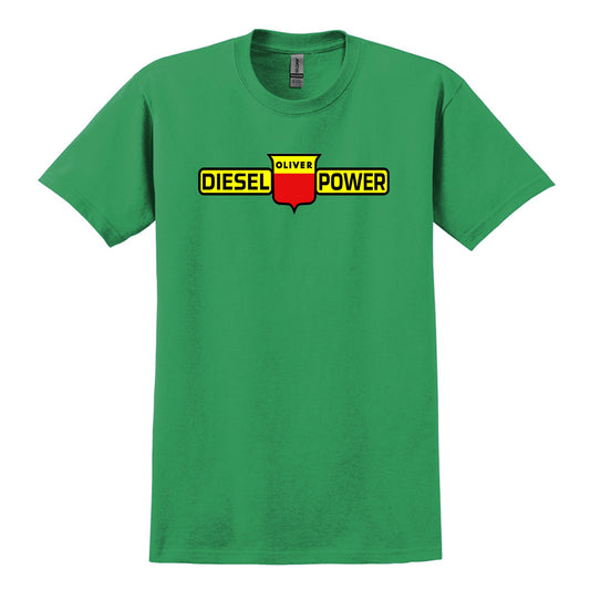 Oliver Diesel Power Farm Tractor Logo T-Shirt Size S to 3XL