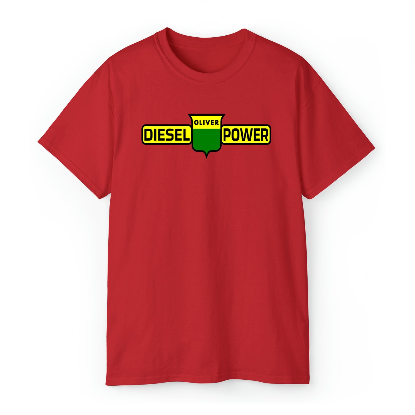 Oliver Diesel Power Farm Tractor Logo T-Shirt Size S to 3XL