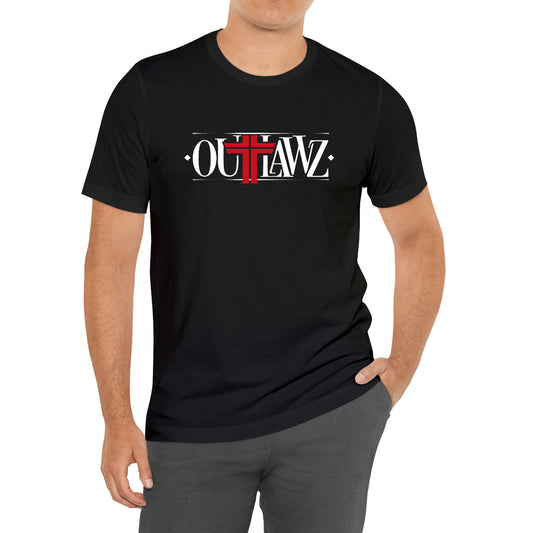 Outlawz Rap Hip Hop Music Logo Black T-Shirt Size S to 3XL