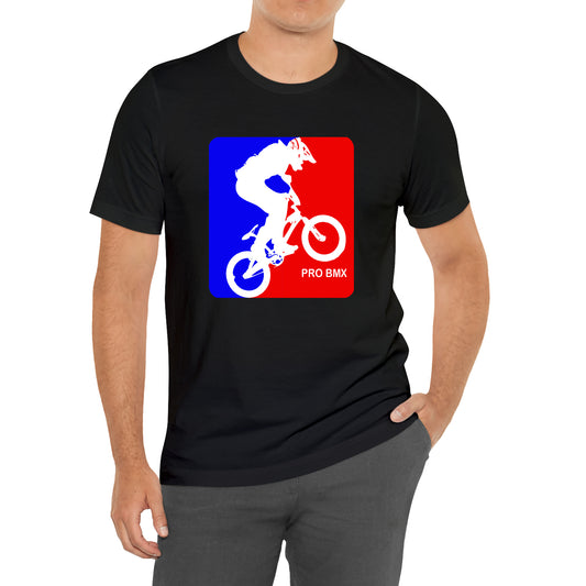 PRO BMX Logo Bike Bicycle Black T-Shirt Size S to 3XL