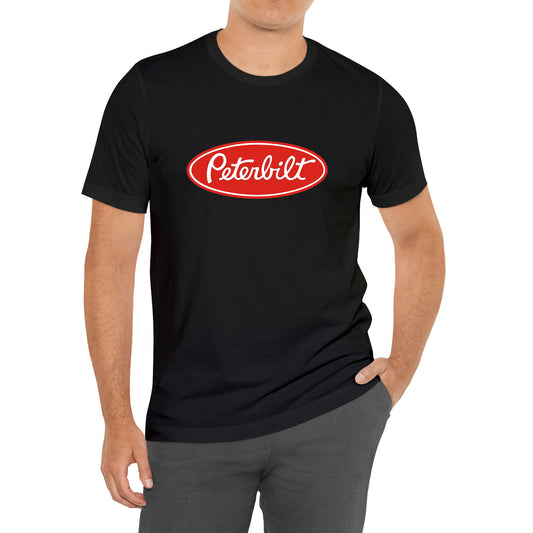 Peterbilt Trucker Trucks Red Symbol Logo T-Shirt Size S to 3XL