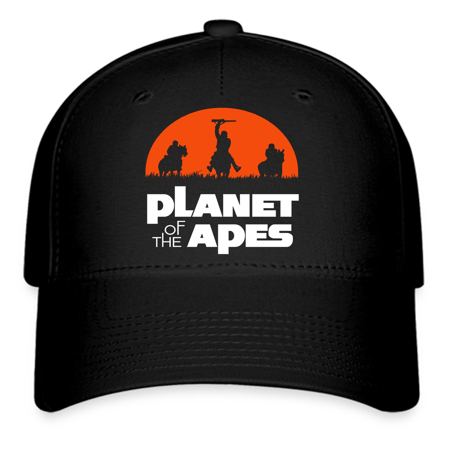 Planet of The Apes ANSA Mission Icarus Movie Logo Symbol Black Baseball Cap Hat Size Adult S/M and L/XL