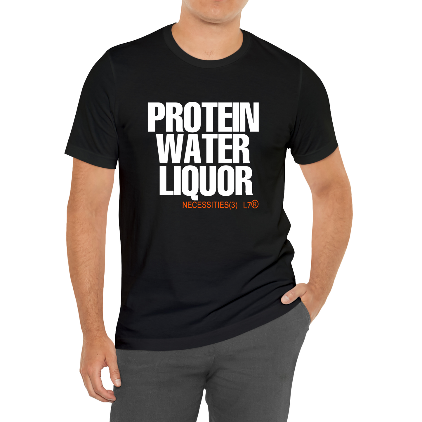 Protein Water Liquor Slogan Kazushi Sakuraba T-Shirt Size S to 3XL