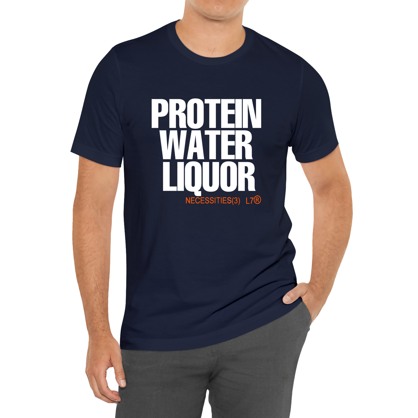 Protein Water Liquor Slogan Kazushi Sakuraba T-Shirt Size S to 3XL