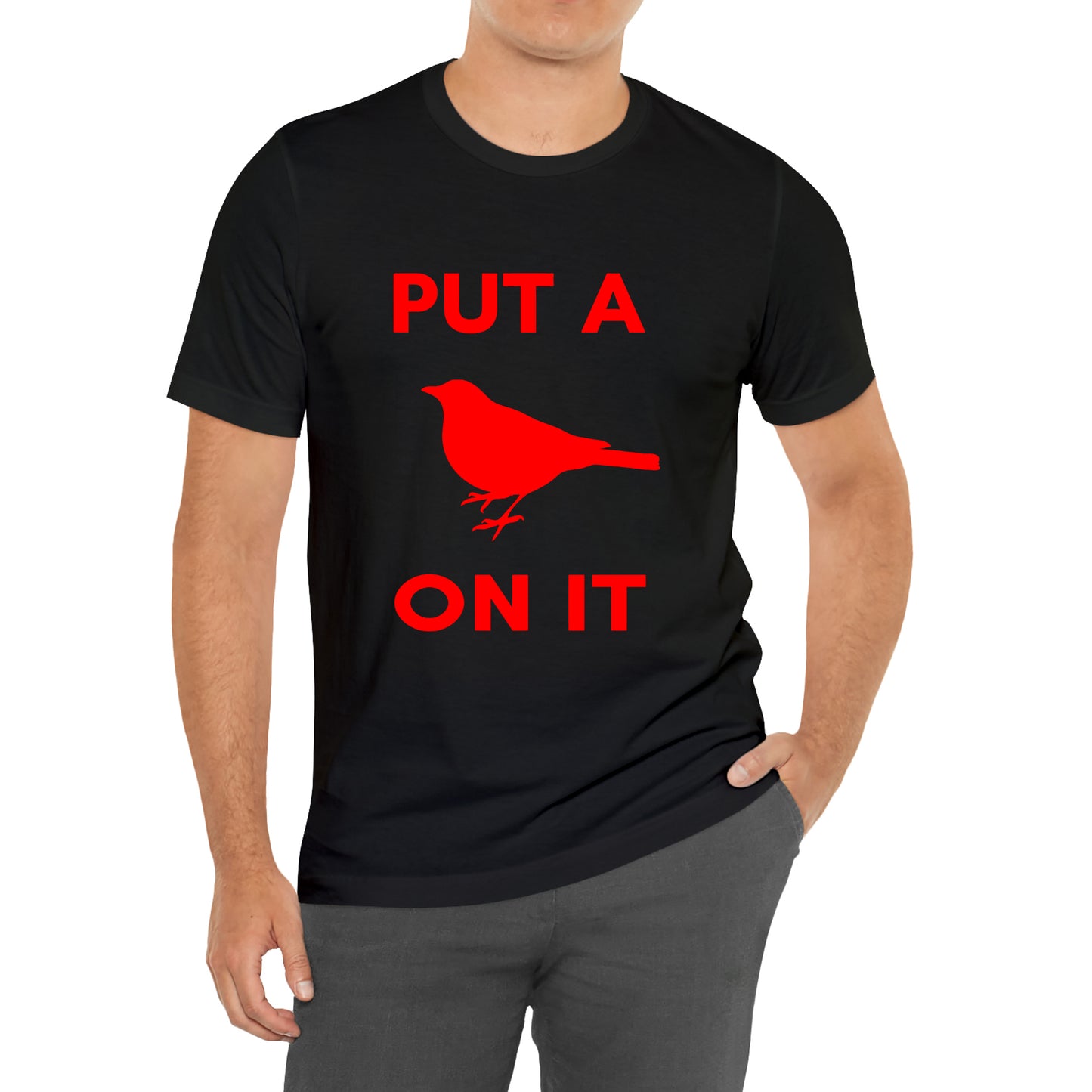 Put A Bird on It Slogan T-Shirt Size S to 3XL