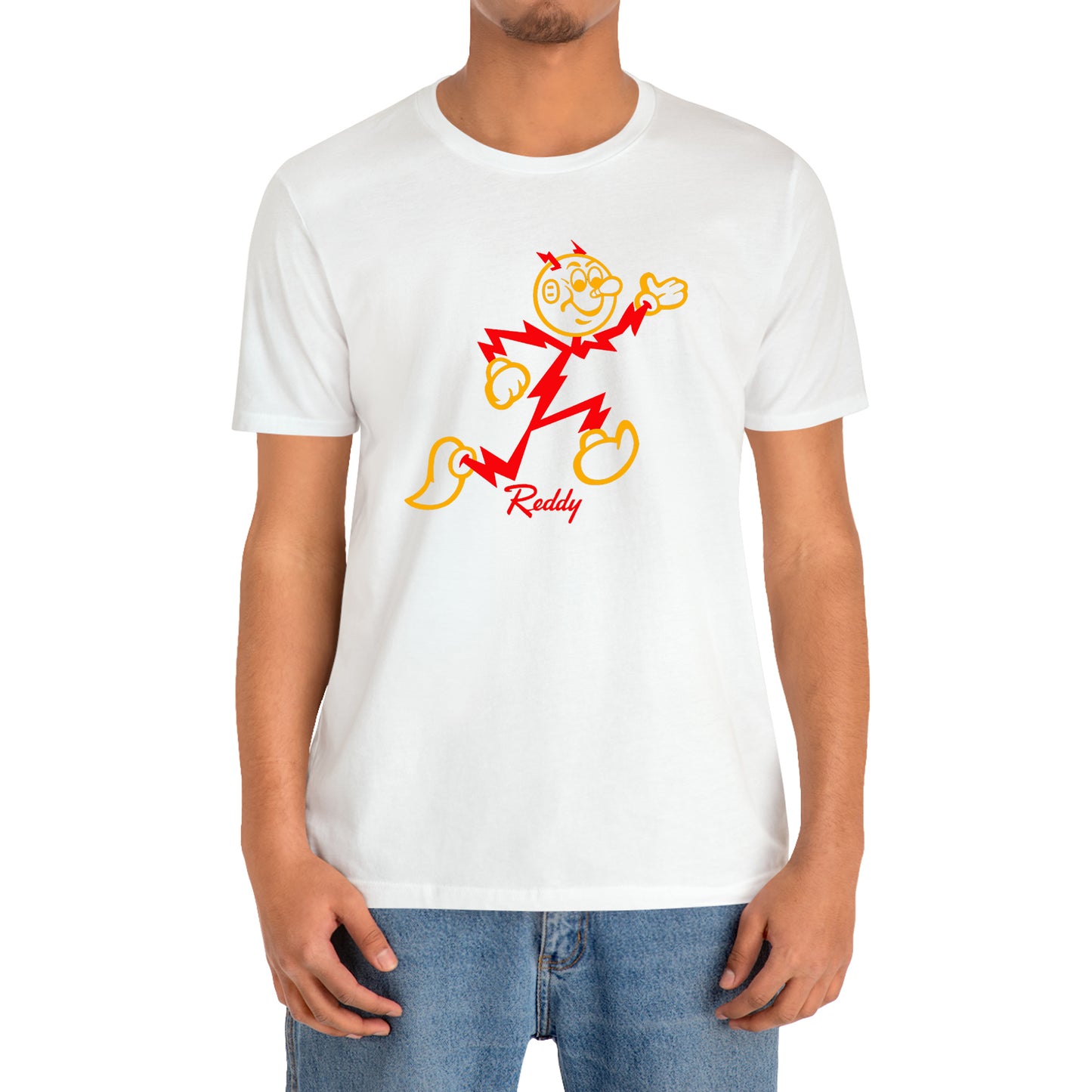 Reddy Kilowatt Electric Servant Logo T-Shirt Size S to 3XL