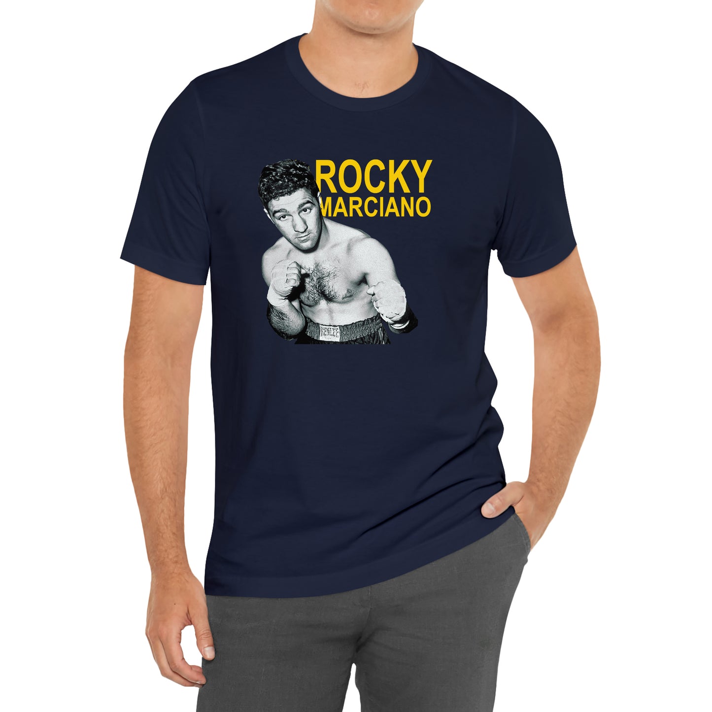 Rocky Marciano Boxing Champion Legend  T-Shirt Size S to 3XL