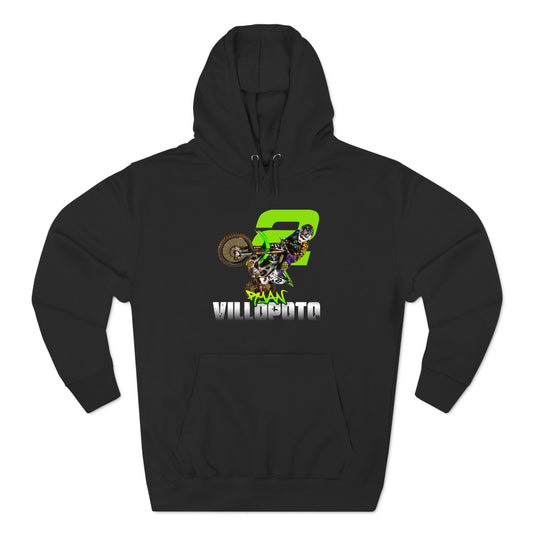 Ryan Villopoto American Professional Motocross Logo Black Hoodie Sweatshirt Size S to 3XL