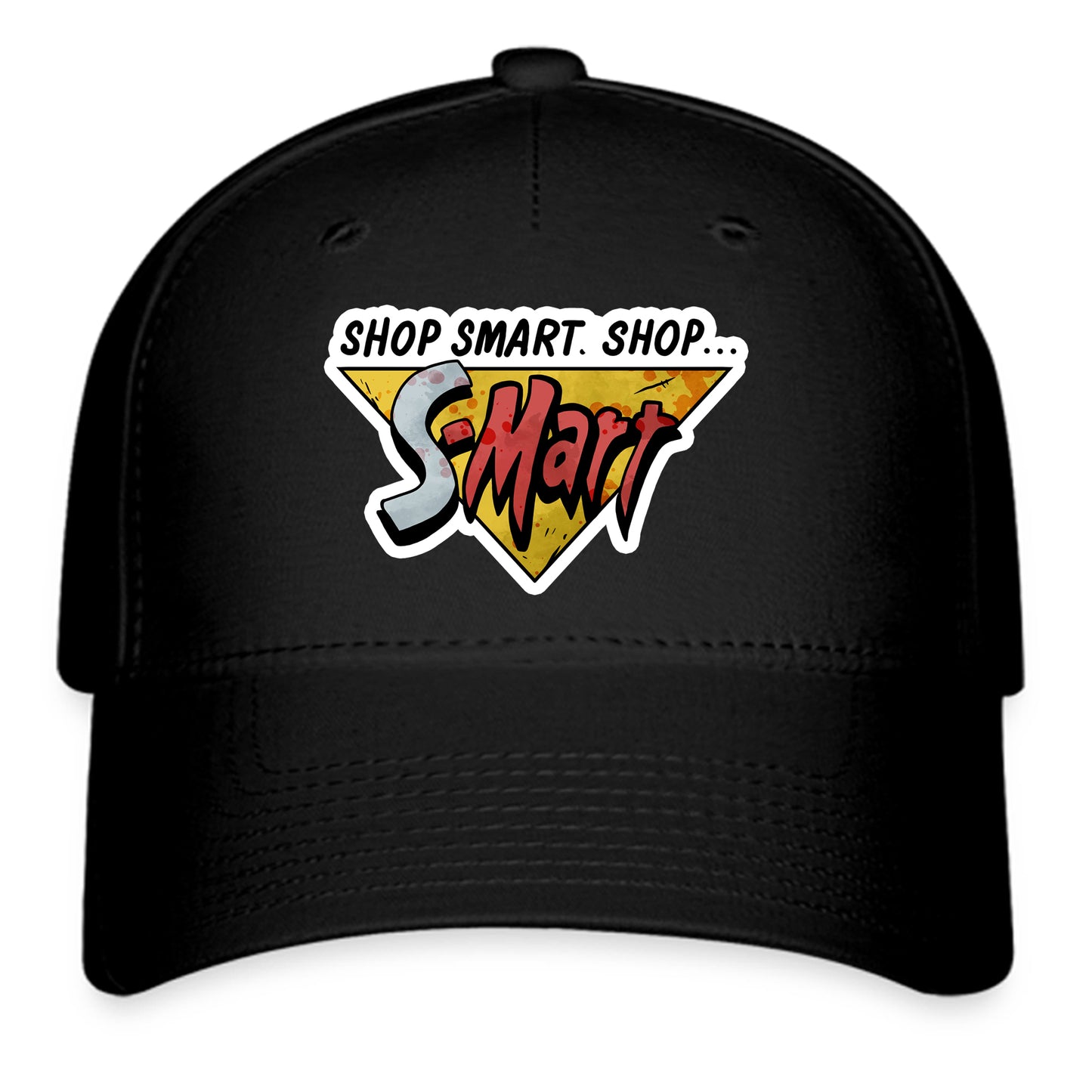 S-Mart Shop Smart Army Of Darkness Logo Symbol Black Baseball Cap Hat Size Adult S/M and L/XL