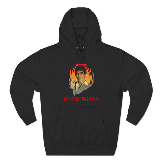 SCARFACE TONY MONTANA CULT MOVIE Logo Black Hoodie Sweatshirt Size S to 3XL