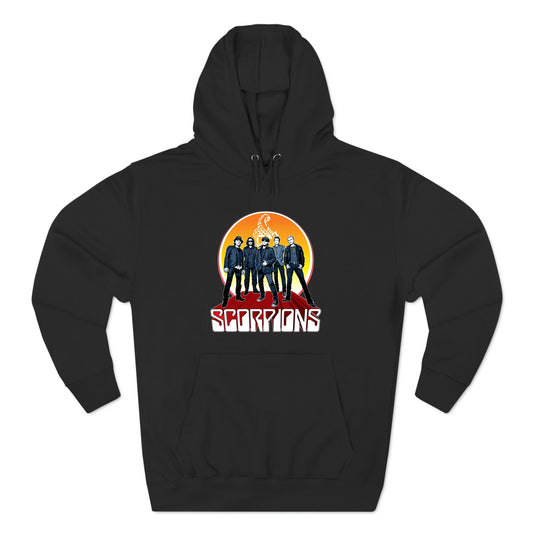 SCORPIONS Band Art Logo Black Hoodie Sweatshirt Size S to 3XL