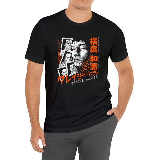 Kazushi Sakuraba The Gracie Hunter MMA Fighter Legend T-Shirt Size S to 3XL