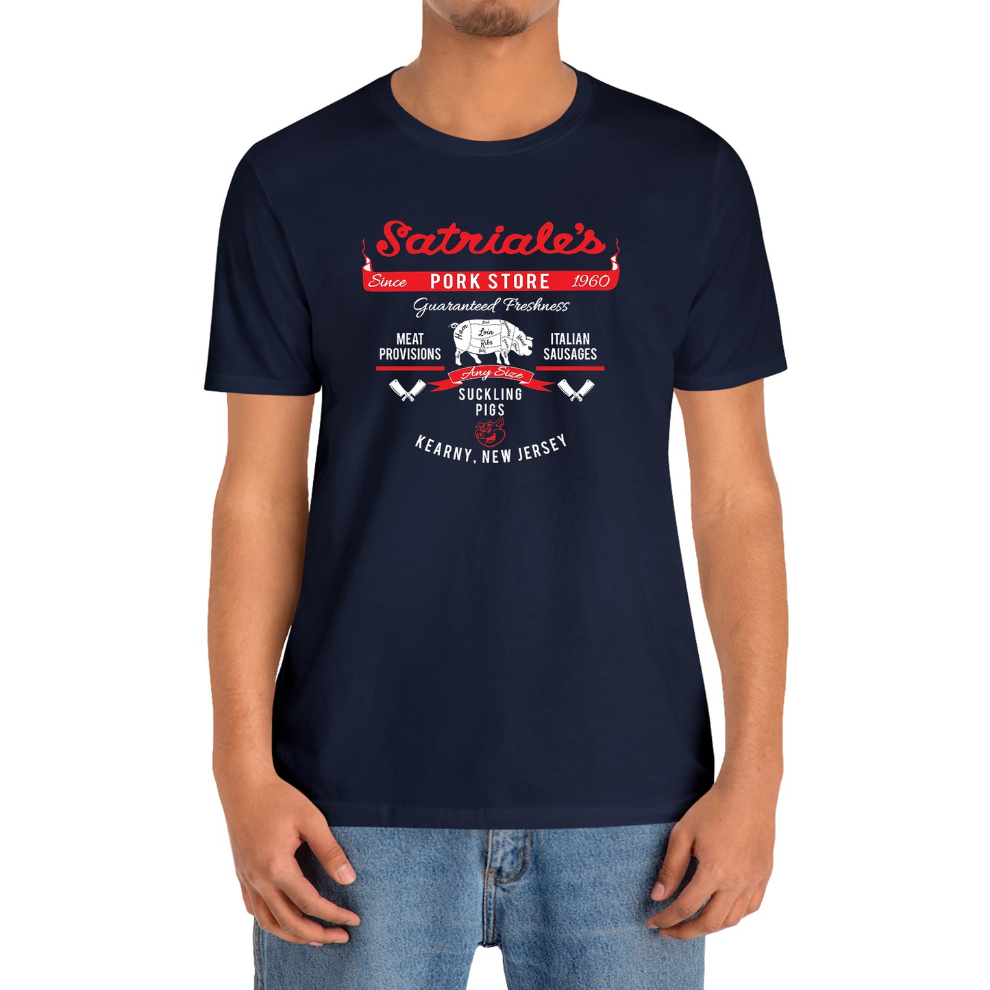 Satriale's Pork Store Logo T-Shirt Size S to 3XL