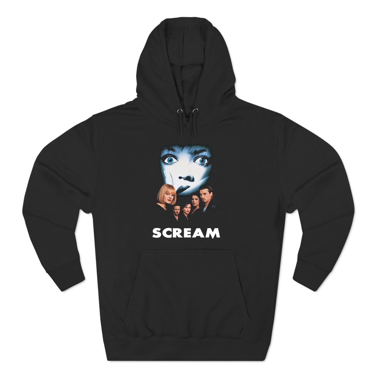 Scream Thriller Movie Logo Black Hoodie Sweatshirt Size S to 3XL