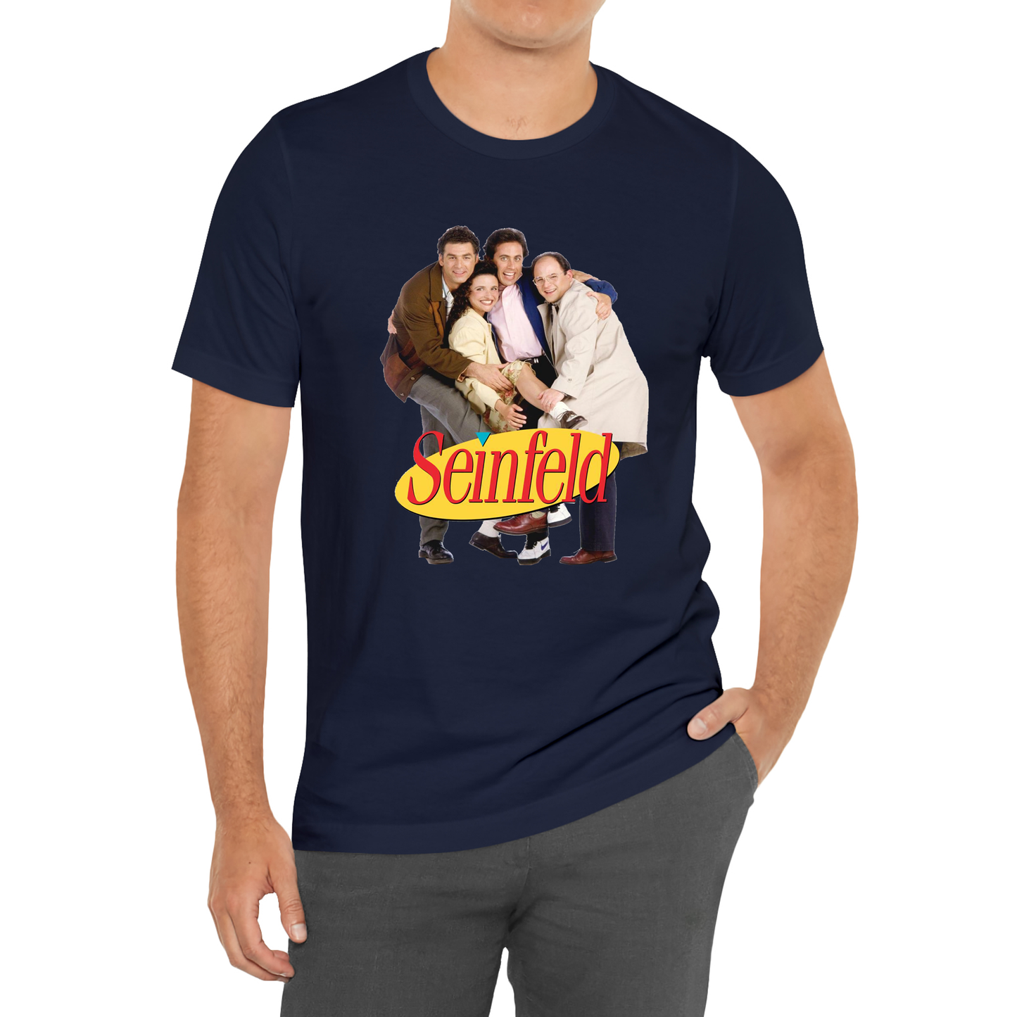 Seinfeld Cast Comedy TV Show T-Shirt Size S to 3XL