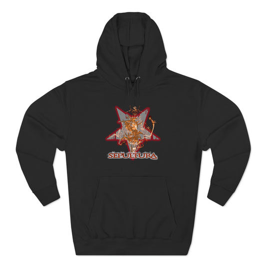 Sepultura Brazilian Heavy Metal Band Logo Black Hoodie Sweatshirt Size S to 3XL