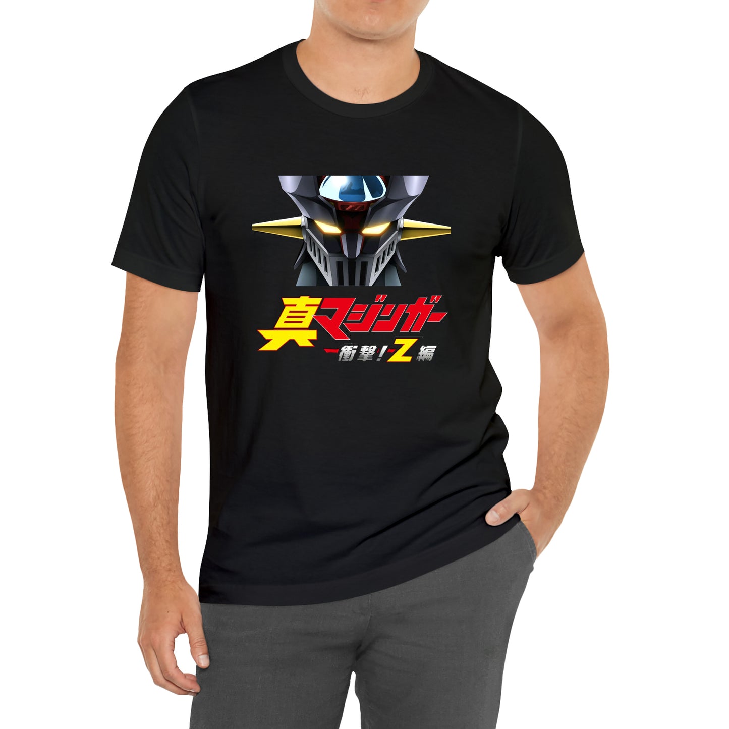 Shin Mazinger Z Japan Robot Mecha Anime Cartoon Black T-Shirt Size S to 3XL