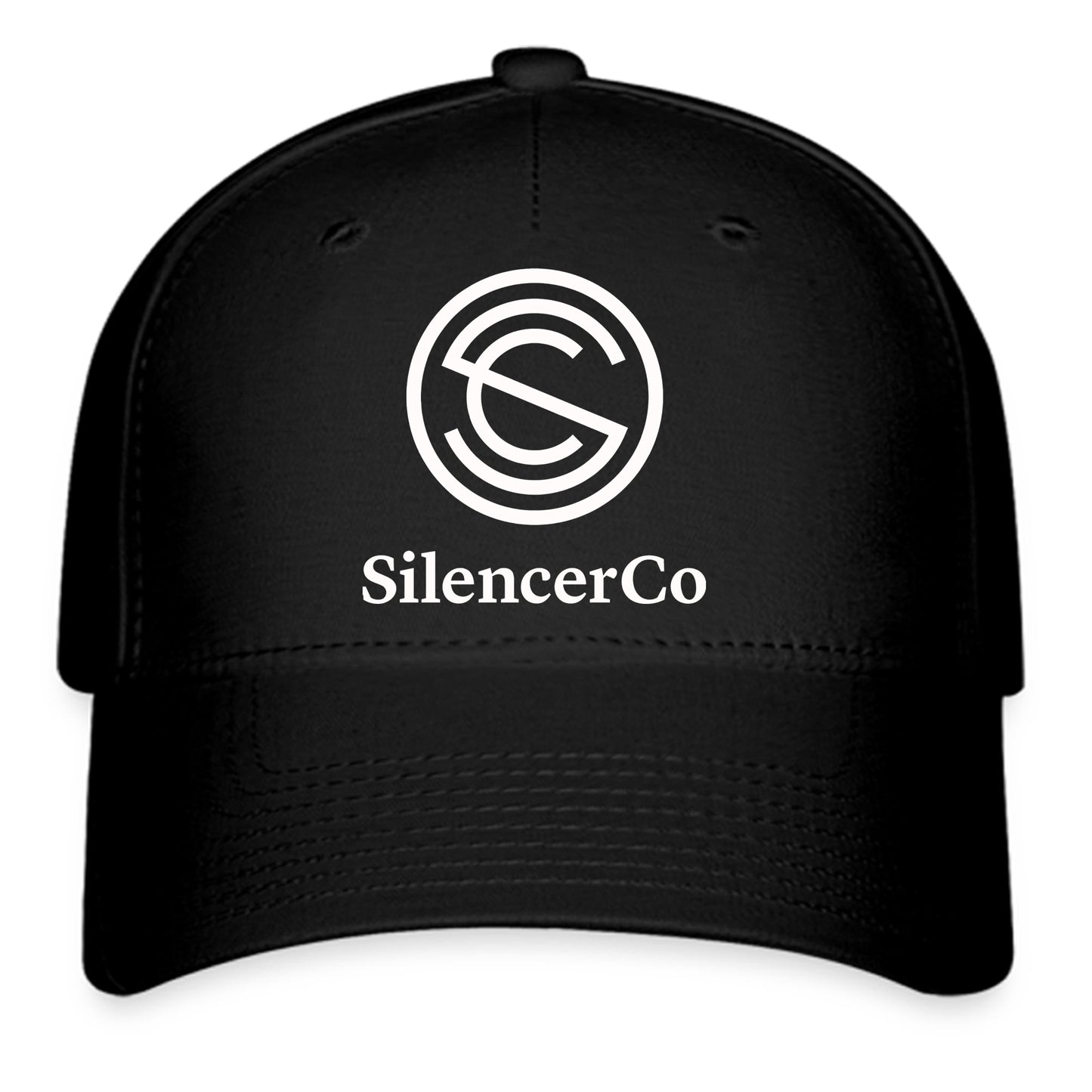 SilencerCo Guns Suppressors And Accessories Logo Symbol Black Baseball Cap Hat Size Adult S/M and L/XL