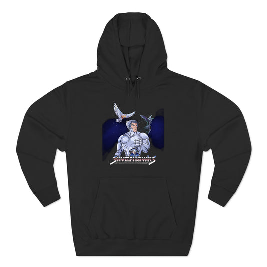 Silverhawks American Animated TV Series Logo Black Hoodie Sweatshirt Size S to 3XL