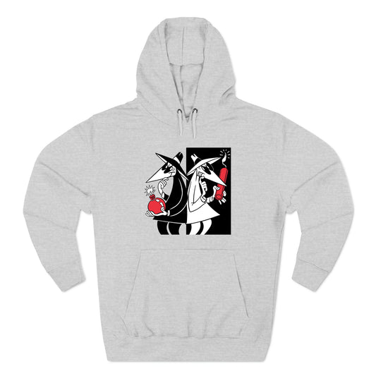Spy vs Spy Megazine Logo Gray Hoodie Sweatshirt Size S to 3XL