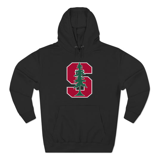 Stanford University Logo Black Hoodie Sweatshirt Size S to 3XL