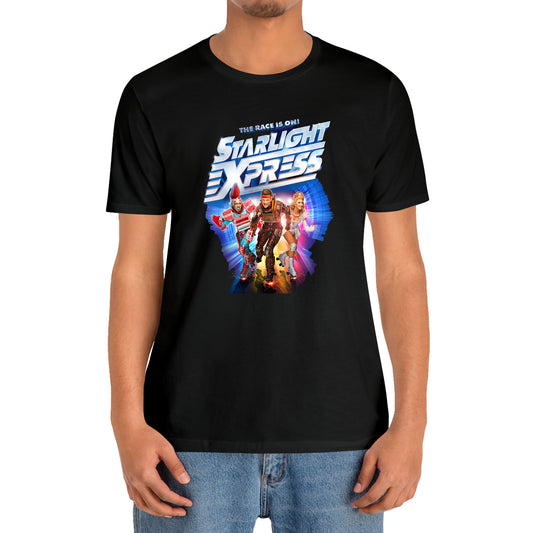 Starlight Express Musical Logo Black T-Shirt Size S to 3XL