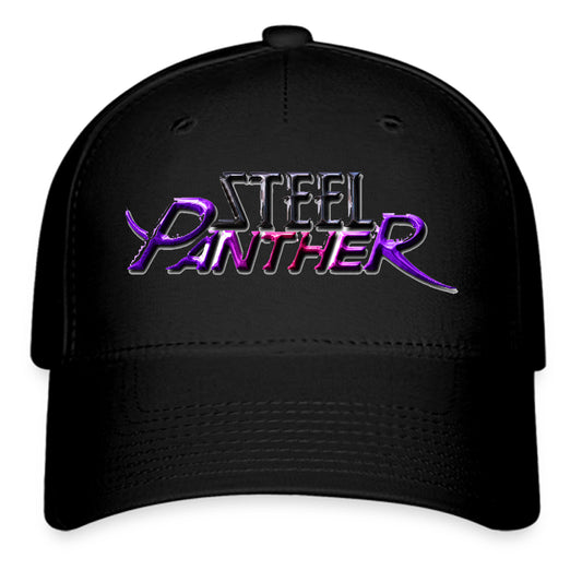 Steel Panther Cartoon American Comedic Glam Metal Band Logo Symbol Black Baseball Cap Hat Size Adult S/M and L/XL