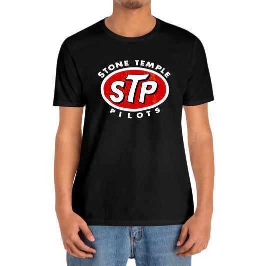 Stone Temple Pilots STP Logo Rock Band Black T-Shirt Size S to 3XL