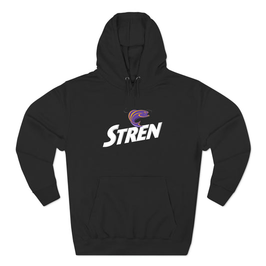 Stren Fishing Logo Black Hoodie Sweatshirt Size S to 3XL