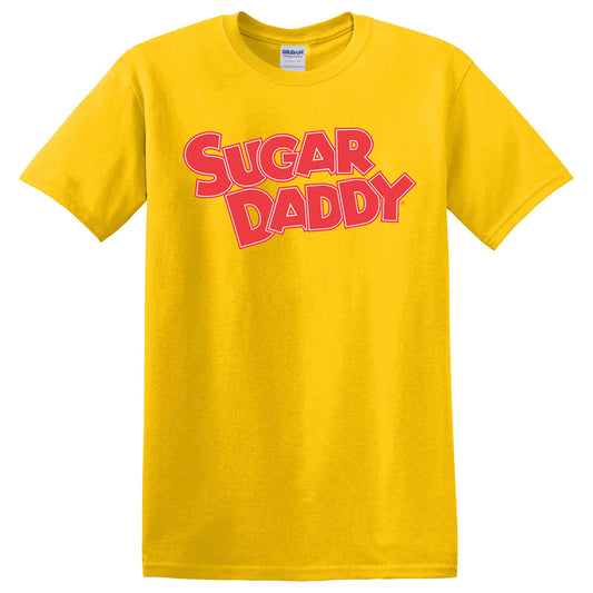 Sugar Daddy Movie Logo Yellow T-Shirt Size S to 3XL